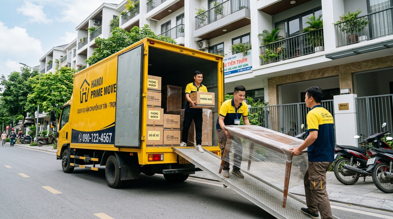 Chuyển nhà trọn gói khu đô thị & nhà phố Hà Nội